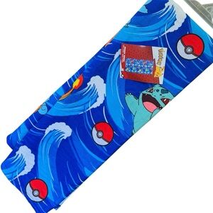 Pokemon Blue Starter Bulbasaur Charmander Squirtle Pikachu Soft Microfiber Towel